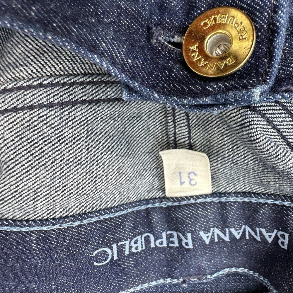Banana Republic Dark Wash Boyfriend Jeans | Relaxed Fit Classic Denim | Size 31 - Picture 4 of 4